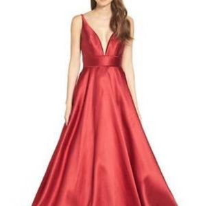 Red Ieena for MacDuggal Ballgown